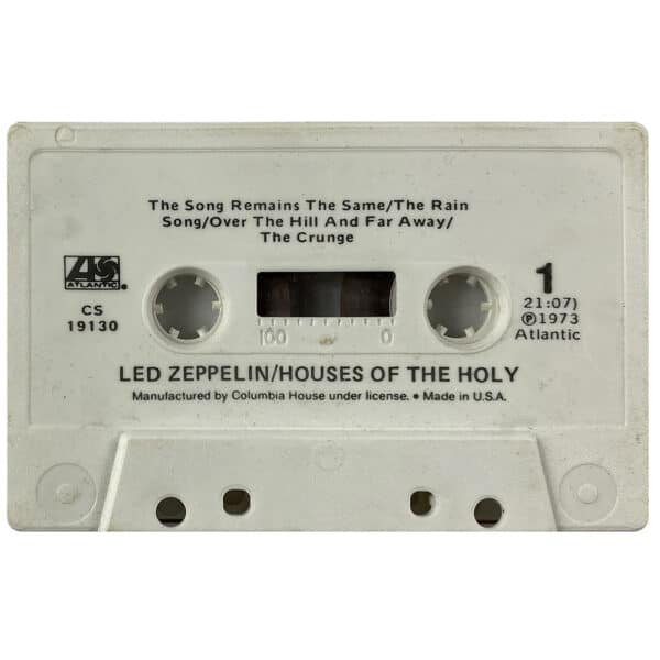 Cassette <br>Houses of the Holy <br>USA (CS 19130) #4 - Image 3