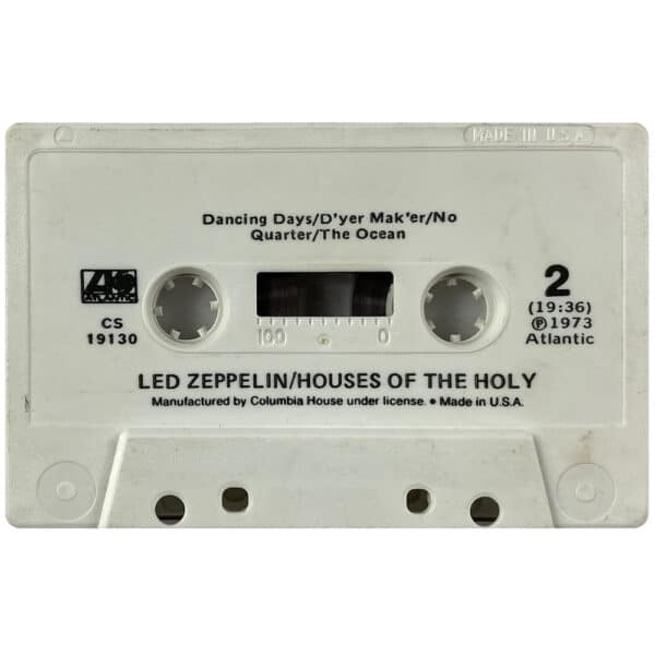 Cassette <br>Houses of the Holy <br>USA (CS 19130) #4 - Image 4