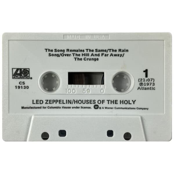 Cassette <br>Houses of the Holy <br>USA (CS 19130) #3 - Image 3