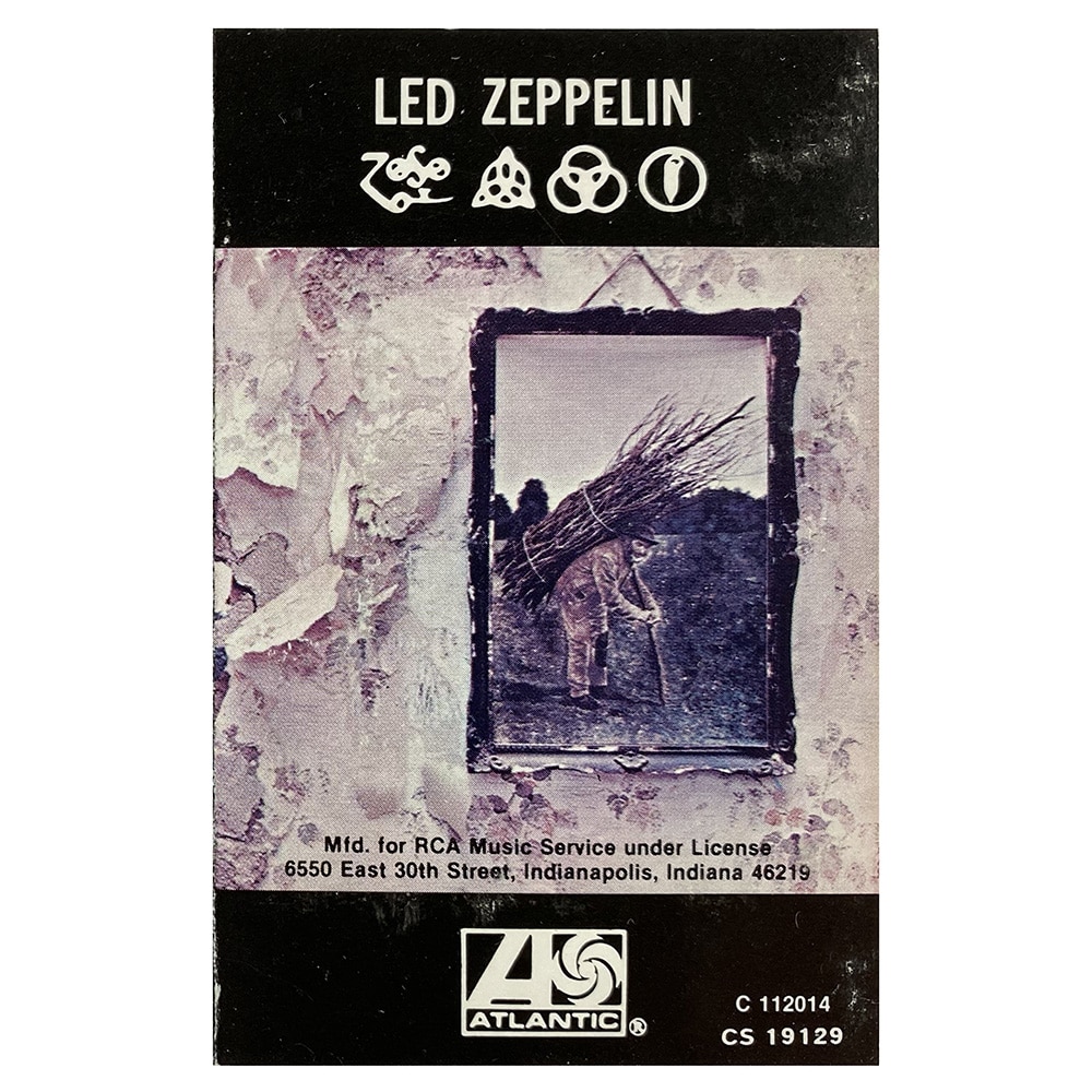 Cassette <br>Led Zeppelin IV <br> USA (CS 19129) #7