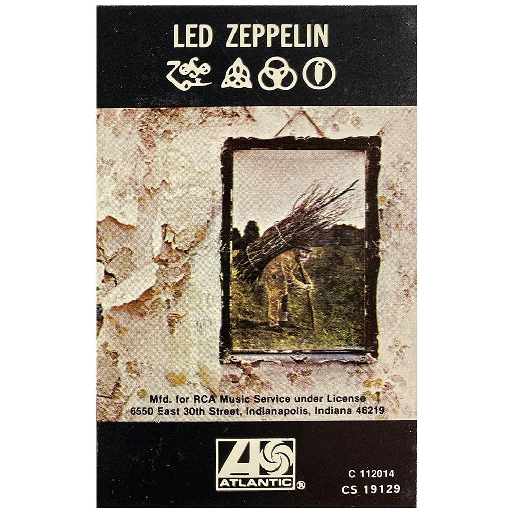Cassette <br>Led Zeppelin IV <br> USA (CS 19129) #8