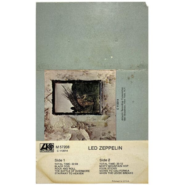 Cassette <br>Led Zeppelin IV <br> USA (M 57208) #1 - Image 2