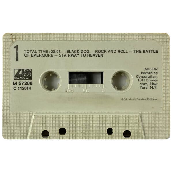 Cassette <br>Led Zeppelin IV <br> USA (M 57208) #1 - Image 3