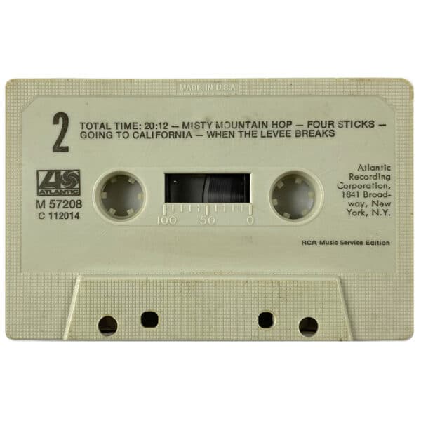 Cassette <br>Led Zeppelin IV <br> USA (M 57208) #1 - Image 4