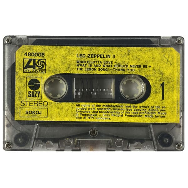Cassette <br>Led Zeppelin II <br>Yugoslavia (480005) - Image 4