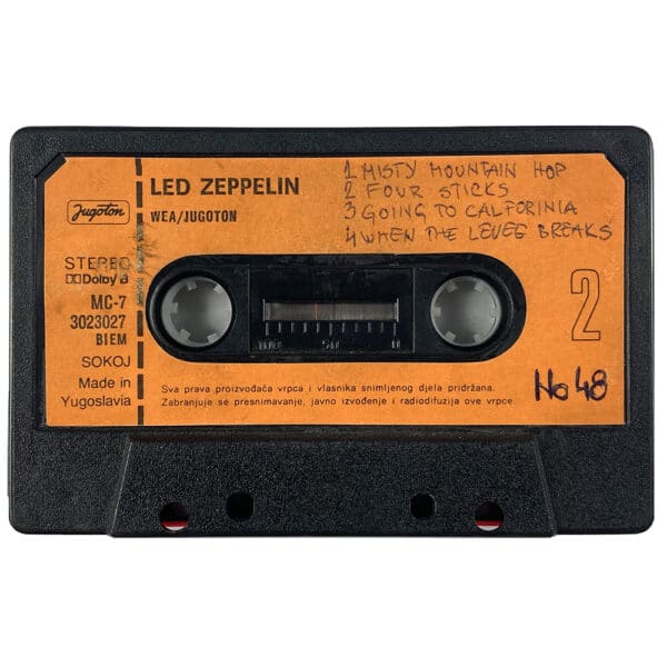 Cassette <br>Led Zeppelin IV <br> Yugoslavia (MC-7 3 02302 7) - Image 5