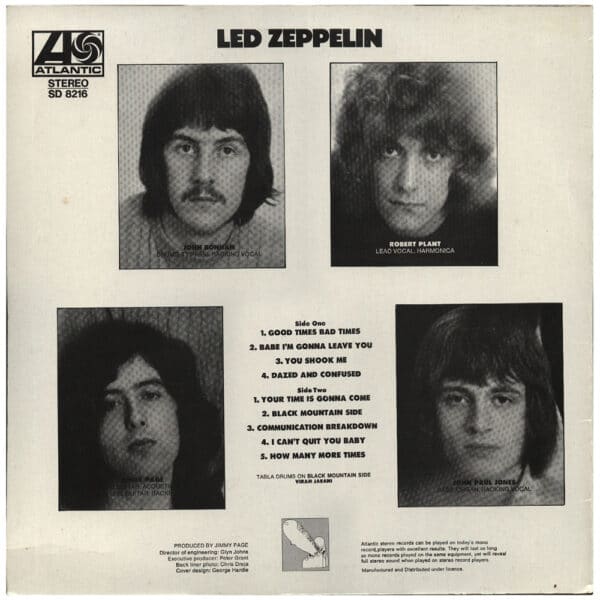 LP <br>Led Zeppelin <br>Australia (SD 8216) #1 - Image 2