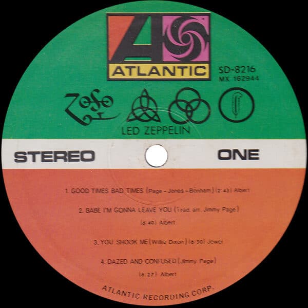 LP <br>Led Zeppelin <br>Australia (SD 8216) #1 - Image 3