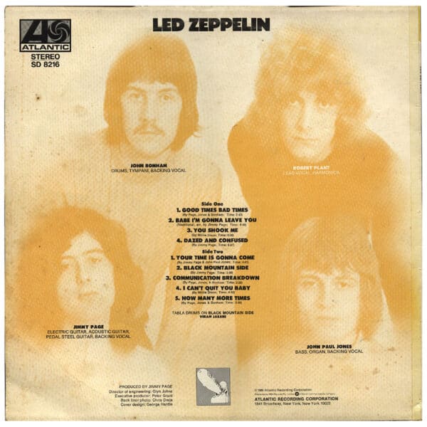 LP <br>Led Zeppelin <br>Australia (SD 8216) #7 - Image 2