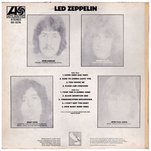 LP <br>Led Zeppelin <br>Australia (SD 8216) #5 - Image 2
