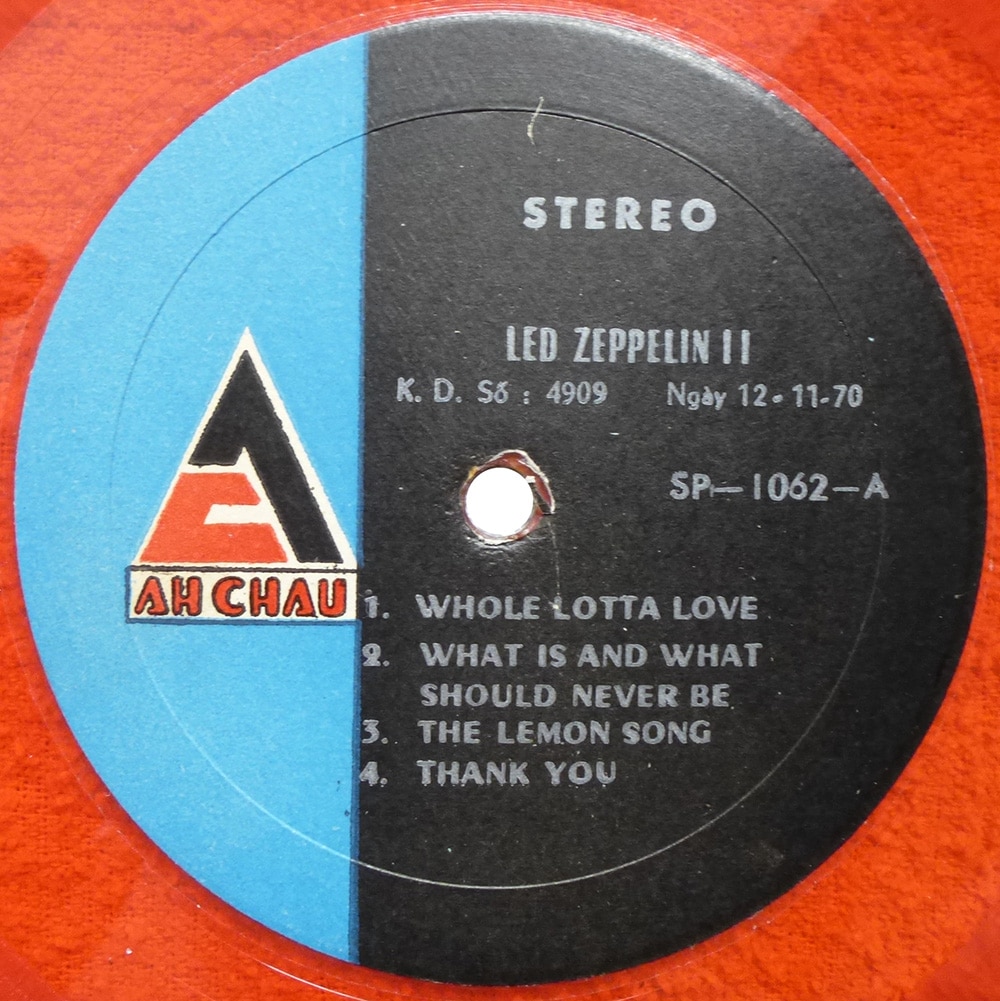 LP <br>Led Zeppelin II <br>Vietnam, Colored Vinyl (SP-1062) - Image 3