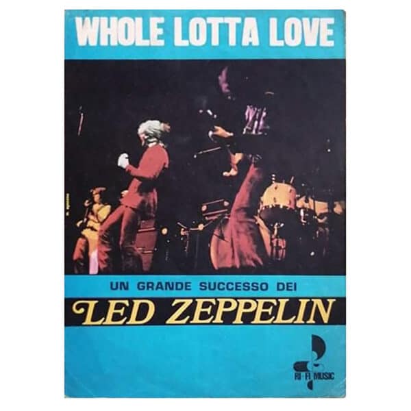 Sheet Music <br>Whole Lotta Love (Italy)
