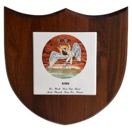 Swan Song (1974) <br>Radio Station Plaque, KJRB (USA)