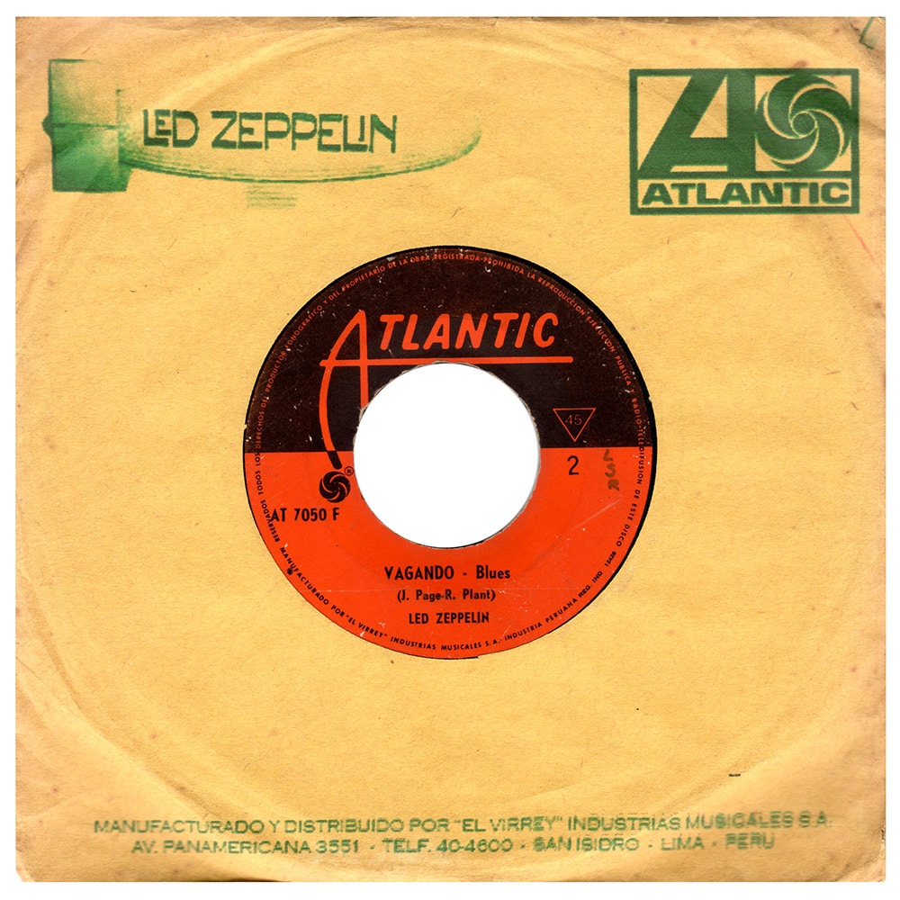 Single <br>Peru (AT 7050 F) <br>Living Loving Maid / Ramble On (Promo) - Image 6