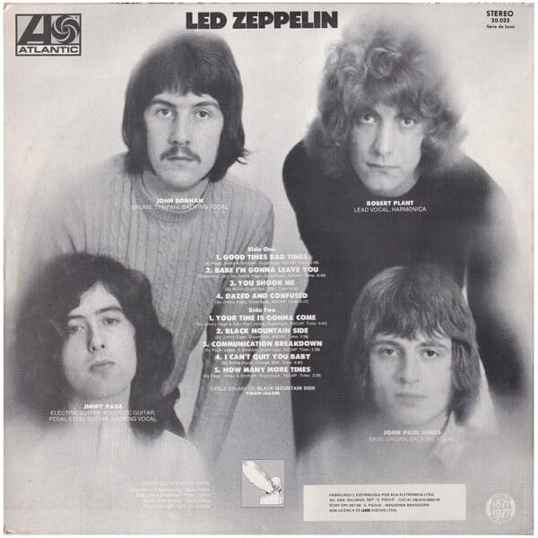 LP <br>Led Zeppelin <br>Brazil (604.7003) #2 - Image 2