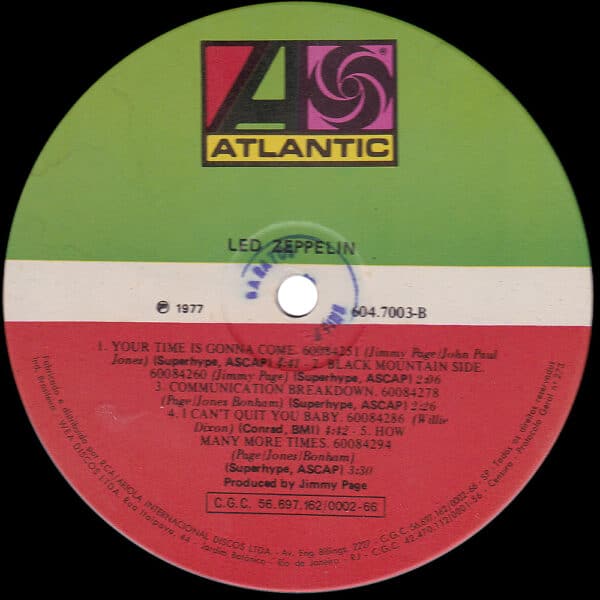 LP <br>Led Zeppelin <br>Brazil (604.7003) #2 - Image 4
