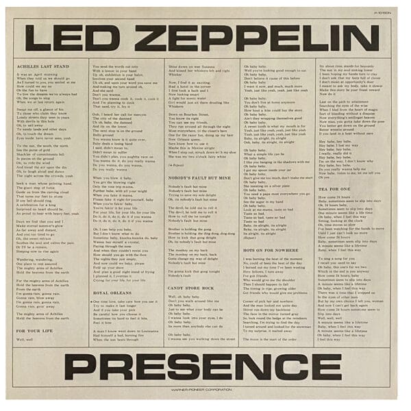 LP <br>Presence <br>Japan (P-10160N) #2 - Image 10