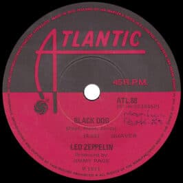 Single <br>New Zealand (ATL.88) <br>Black Dog / Misty Mountain Hop (#2)