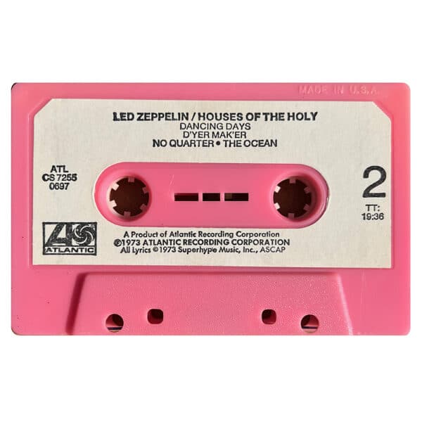 Cassette <br>Houses of the Holy <br>USA (CS-7255) #2 - Image 4