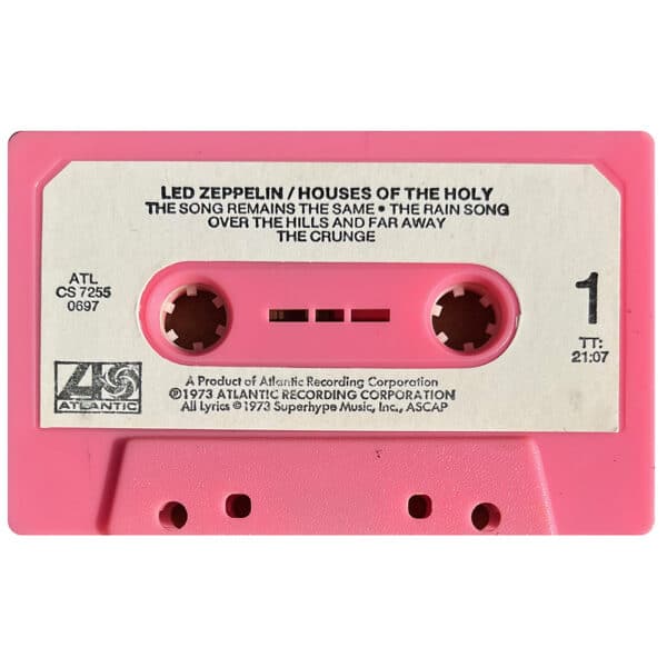 Cassette <br>Houses of the Holy <br>USA (CS-7255) #2 - Image 3