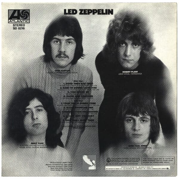 LP <br>Led Zeppelin <br>Canada (SD 8216) #14 - Image 2
