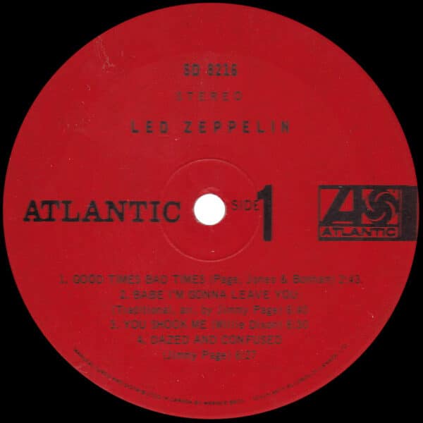 LP <br>Led Zeppelin <br>Canada (SD 8216) #03 - Image 3