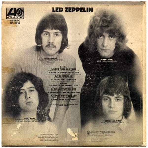 LP <br>Led Zeppelin <br>Canada (SD 8216) #04 - Image 2