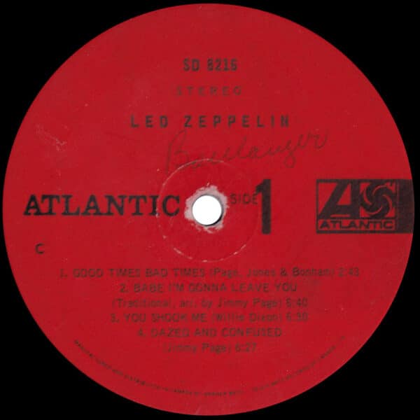 LP <br>Led Zeppelin <br>Canada (SD 8216) #04 - Image 3