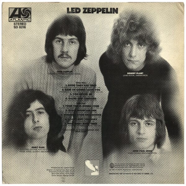 LP <br>Led Zeppelin <br>Canada (SD 8216) #09 - Image 2