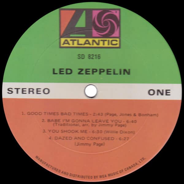 LP <br>Led Zeppelin <br>Canada (SD 8216) #09 - Image 3