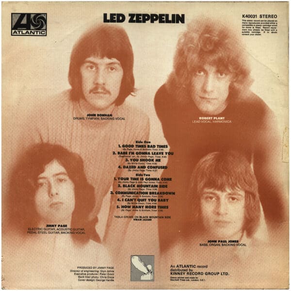 LP <br>Led Zeppelin <br>France (No. 40 031) #3 - Image 2