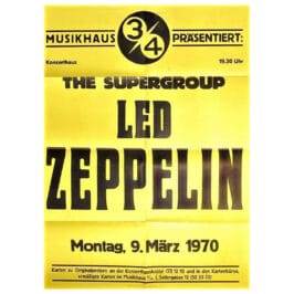 Concert Advertisement <br>1970.03.09 <br>Vienna, AT (Poster)
