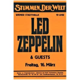 Concert Advertisement <br>1973.03.16 <br>Vienna, AT (Poster) #1