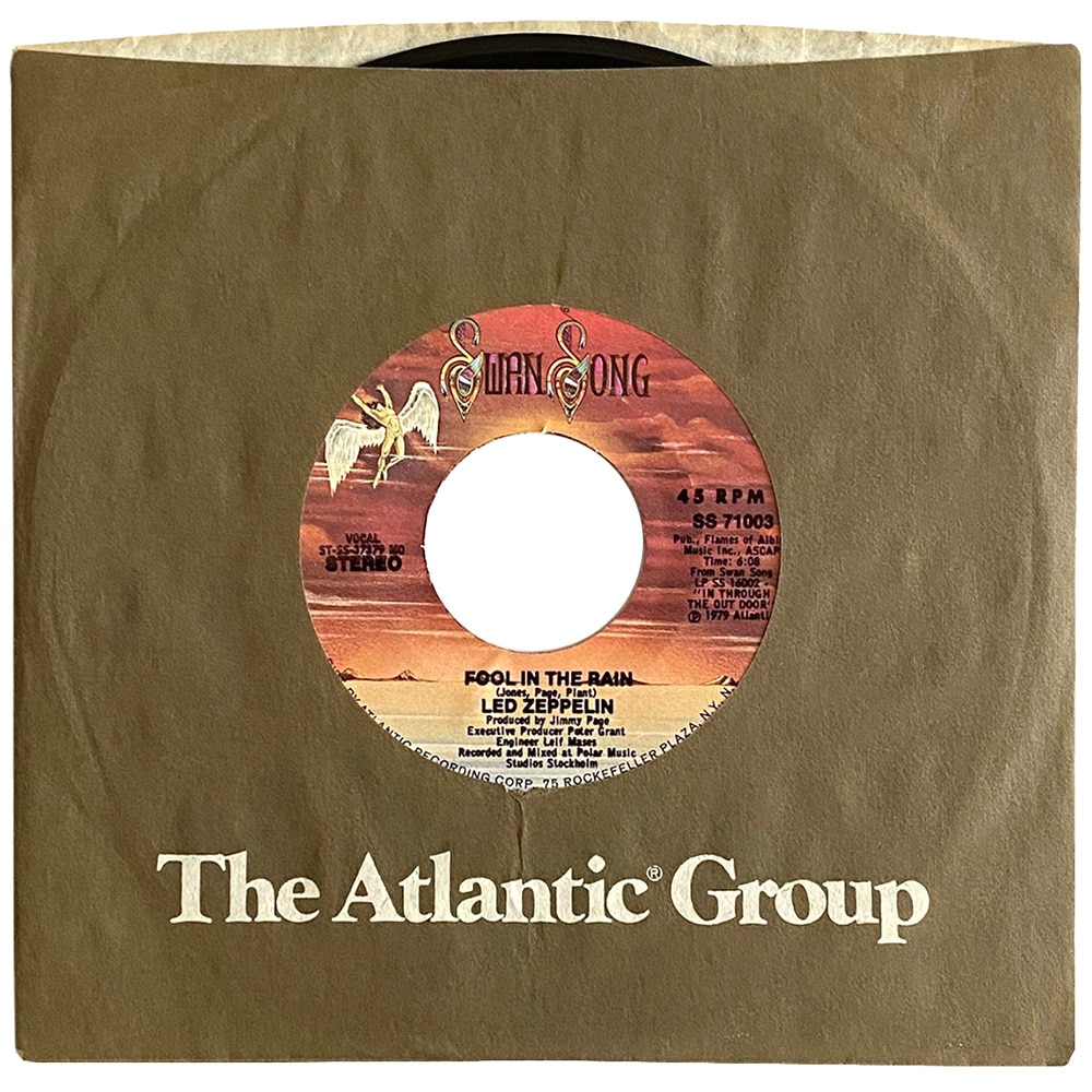 Single <br>USA (SS-71003) <br>Fool In The Rain / Hot Dog (#4)