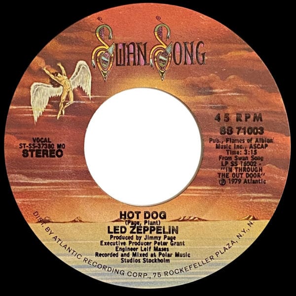 Single <br>USA (SS-71003) <br>Fool In The Rain / Hot Dog (#5) - Image 3