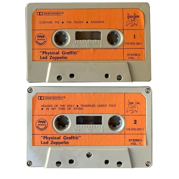 Cassette <br>Physical Graffiti <br>Philippines (CS-SS2 200-1/2) - Image 3