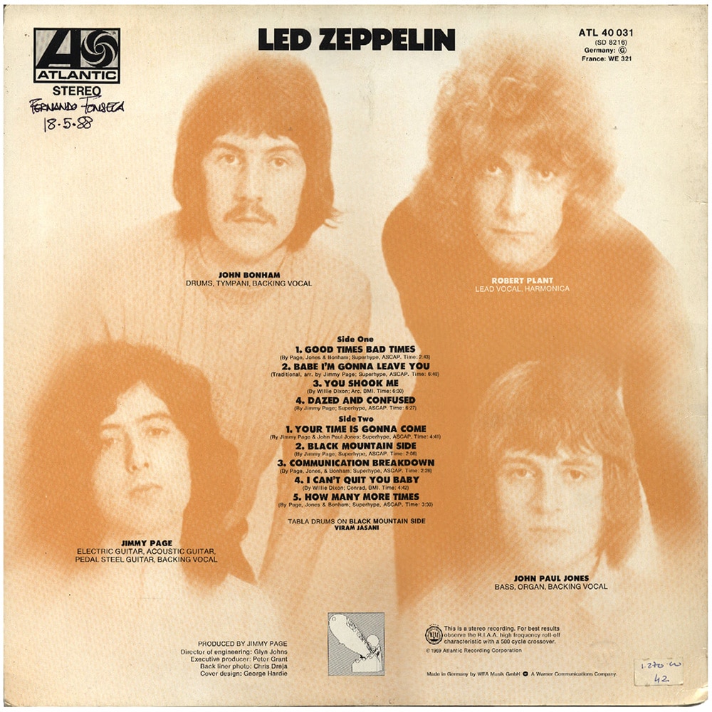 LP <br>Led Zeppelin <br>Germany (K 40 031) #3.3 - Image 2