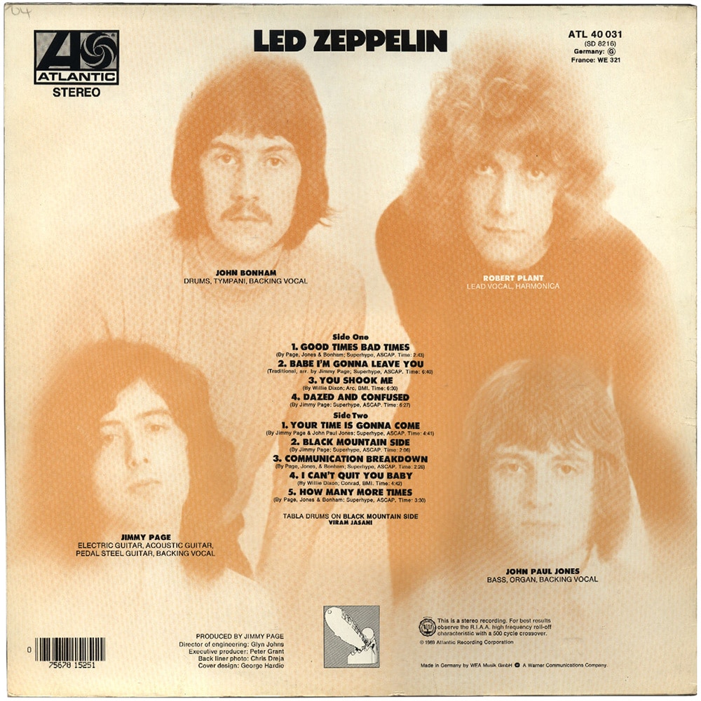 LP <br>Led Zeppelin <br>Germany (K 40 031) #4 - Image 2