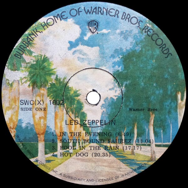 LP <br>In Through the Out Door <br> Zambia (SCW(X) 1002) - Image 3