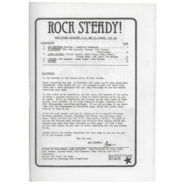 Magazine <br>Rock Steady (1980) - Image 3