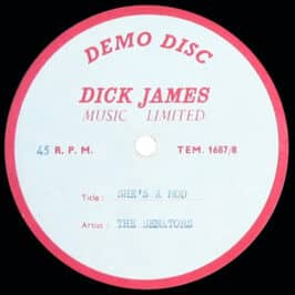 Pre-Zep Single <br>John Bonham <br>UK (DSP 7001) <br>She's A Mod (Acetate)