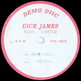 Pre-Zep Single <br>John Bonham <br>UK (DSP 7001) <br>She's A Mod / Please Don't Cry (Acetate)