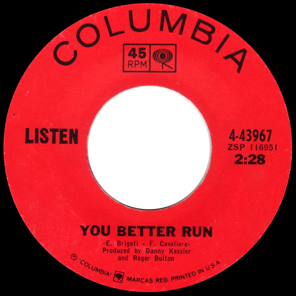 Pre-Zep Single <br>Robert Plant <br>USA (4-43967) <br>You Better Run / Everybody's Gonna Say - Image 2
