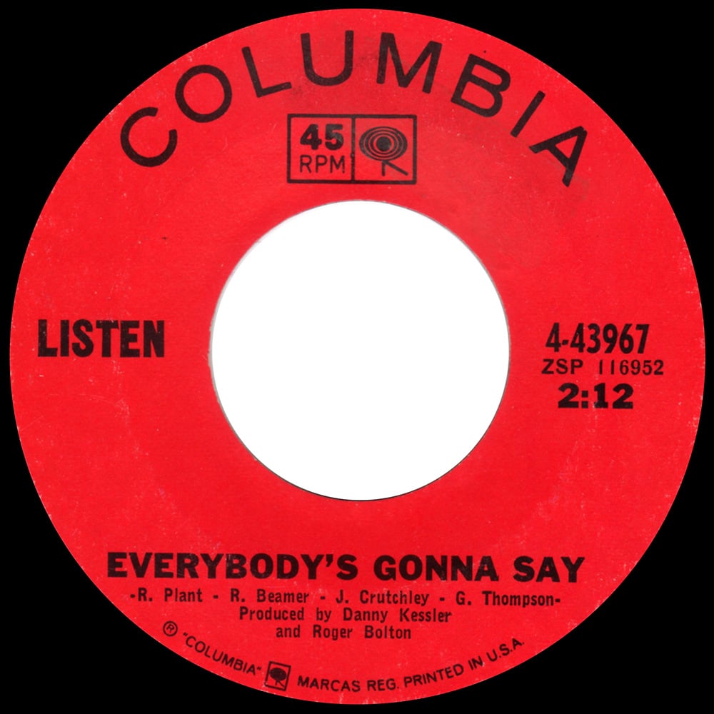 Pre-Zep Single <br>Robert Plant <br>USA (4-43967) <br>You Better Run / Everybody's Gonna Say - Image 3