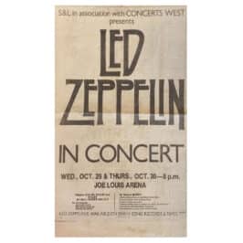 Concert Advertisement <br>1980.10.29 <br>Detroit, MI (Ad)