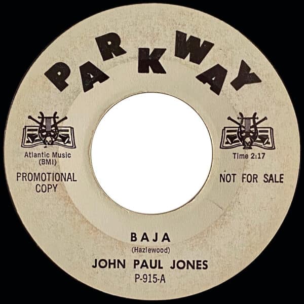 Pre-Zep Single <br>John Paul Jones <br>USA (P-915) <br>Baja / A Foggy Day In Vietnam (Promo #2) - Image 2