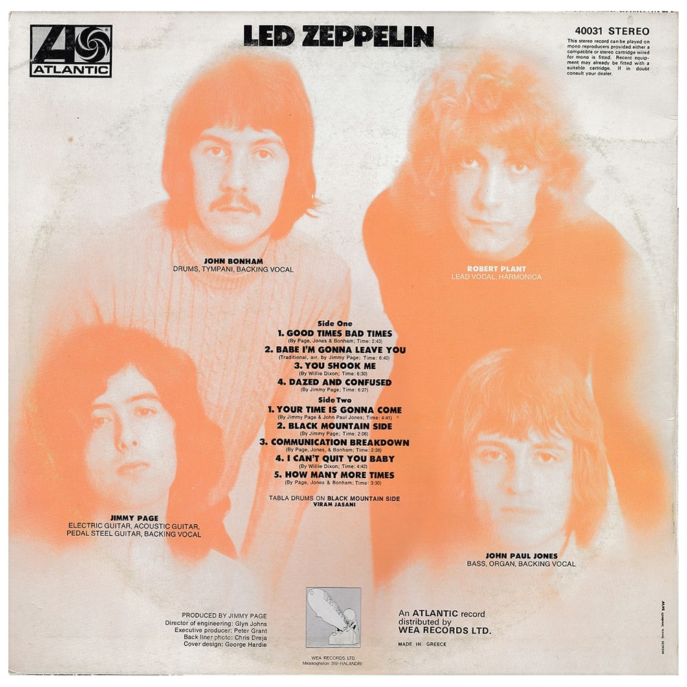 LP <br>Led Zeppelin <br>Greece (40031) #1 - Image 2