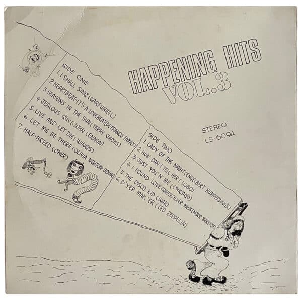 LP <br>Happening Hits Vol. 3 <br>D'yer Mak'er <br>Thailand (LS-6094) - Image 2