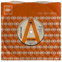 Pre-Zep Single <br>Robert Plant <br>UK (202656) <br>Our Song / Laughin', Cryin', Laughin' (Promo)