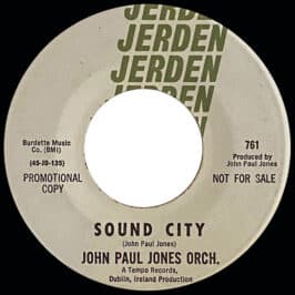Pre-Zep Single <br>John Paul Jones <br>USA (761) <br>Sound City / Broken Promise (Promo)